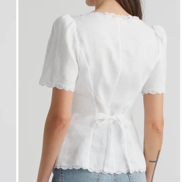 Reformation NEW Anabella Linen Button-Up Top - Picture 2 of 8